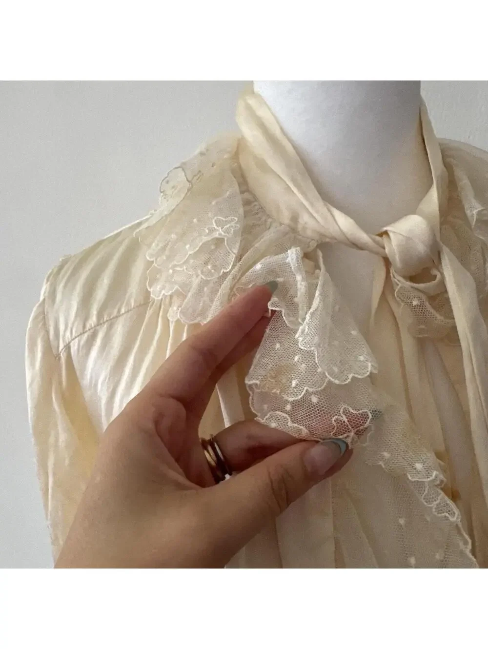 Antique silk dressing gown
